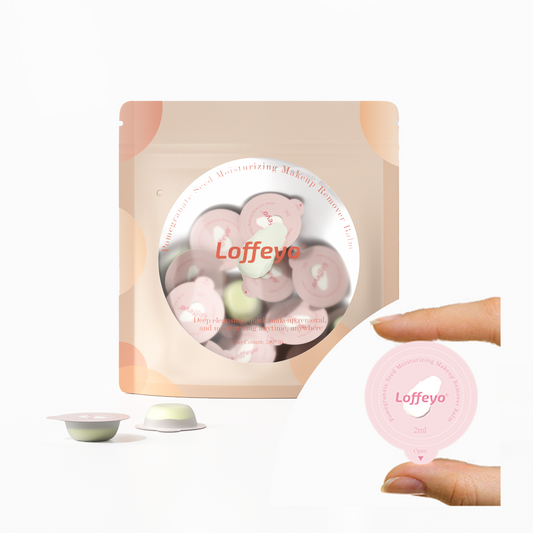 Mini Size Cleansing Balm – 30 Individually Wrapped Pods, Gentle & Hydrating with Pomegranate Extract, Leak-Proof & Travel-Friendly, For All Skin Types, Perfect for Gym, Office, and On-the-Go