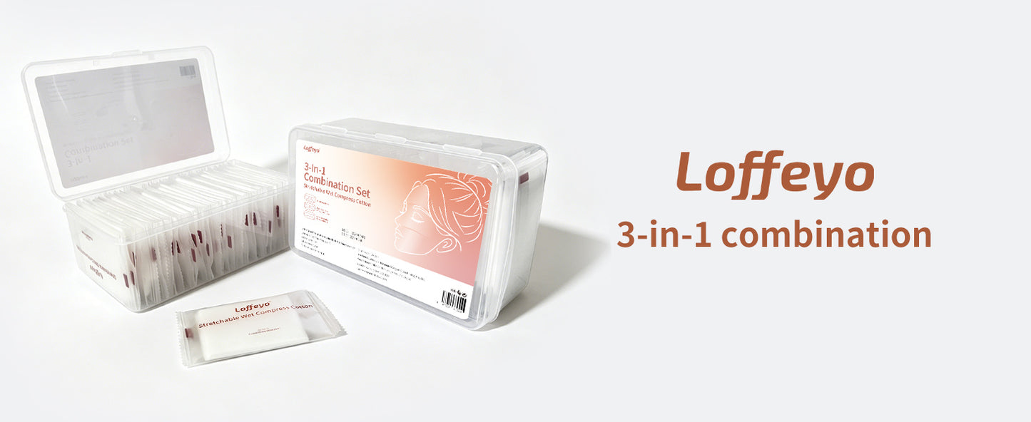 150-Count Facial Cotton Pads, 50 Individually Wrapped Packs (3 Pads Each), 100% Lyocell Lint-Free Toner Pads for DIY Sheet Masks, Essence & Skincare, Soft, Absorbent, Hygienic