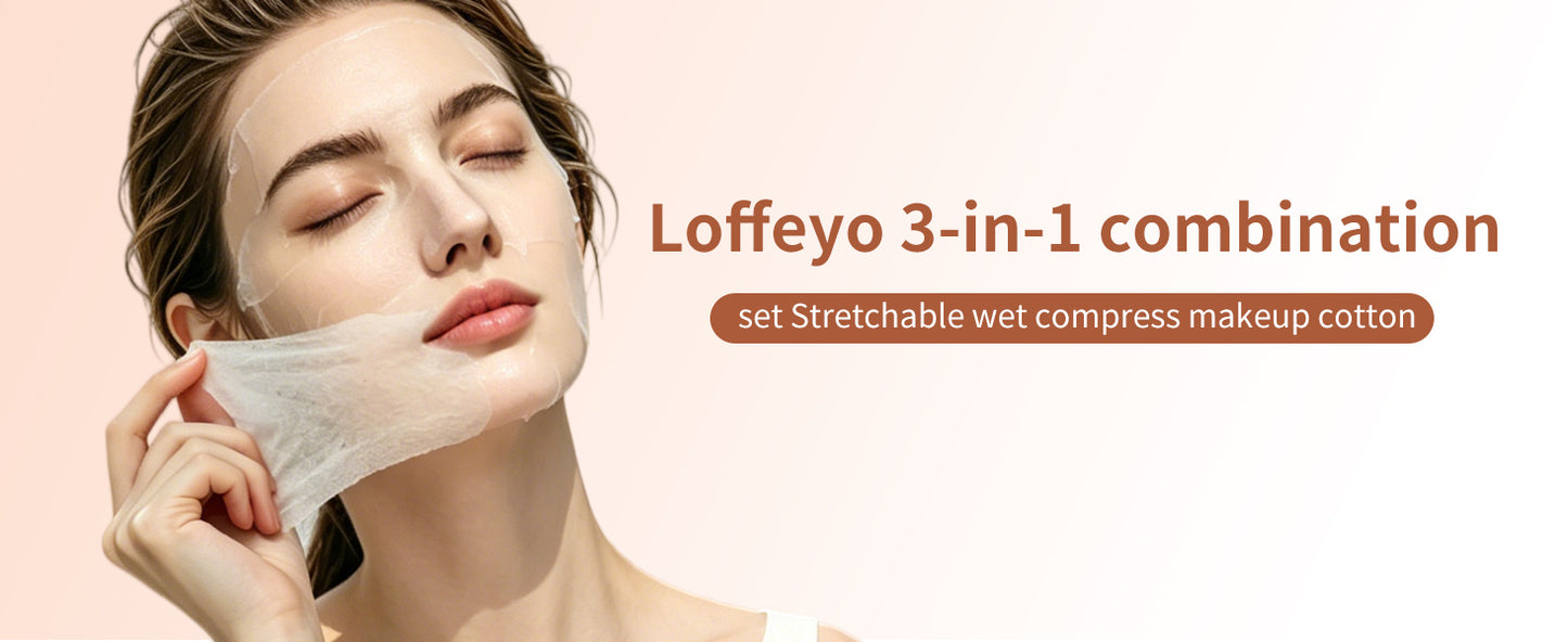 150-Count Facial Cotton Pads, 50 Individually Wrapped Packs (3 Pads Each), 100% Lyocell Lint-Free Toner Pads for DIY Sheet Masks, Essence & Skincare, Soft, Absorbent, Hygienic